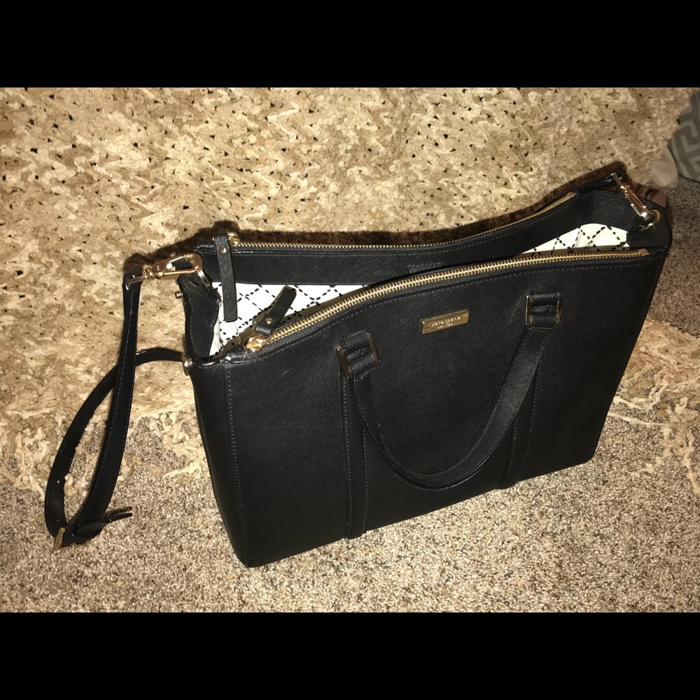 Kate Spade large satchel with shoulder strap